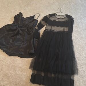 Elegant Black Dresses Set